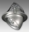 Ikona: 830 Svítidlo downlight stropní, výklopné, stříbrné Brilum