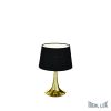 Ikona: AKCE Ideal Lux LONDON TL1 SMALL OTTONE úsporné stolní svítidlo černá lampa N16