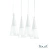 Ikona: AKCE Ideal Lux CONO SP4 BIANCO moderní halogenové bílé svítidlo N16