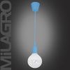 AKCE MILAGRO BUBBLE BLUE EKO0457 LED stropní závěsné svítidlo modré new15