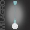 Ikona: AKCE MILAGRO BUBBLE TURQUOISE EKO0459 LED stropní závěsné svítidlo modré new15