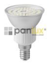 Ikona: SMD 60 LED teplá bílá LED žárovka E14, E14-L11/T, Panlux