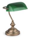 Ikona:   AKCE FARO Stolní lampa, svítidlo, zelené, bronz 68333 BANKER novinka