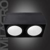 AKCE MILAGRO BLOCCO 0479 LED černé stropní vestavné svítidlo N16
