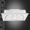 AKCE MILAGRO BLOCCO 0473 LED bílé stropní vestavné svítidlo N16