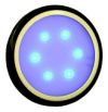 Ikona: DEKORA 3 - LED nábytkové svítidlo kruhové modré, D3/NM, Panlux