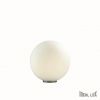 AKCE Ideal Lux MAPA BIANCO TL1 D30 úsporné stolní svítidlo bílá lampa N15