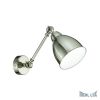 AKCE Ideal Lux NEWTON AP1 NICKEL nástěnné úsporné svítidlo lampa N15