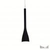 Ikona: AKCE Ideal Lux FLUT SP1 SMALL NERO úsporné stropní závěsné černé svítidlo N15